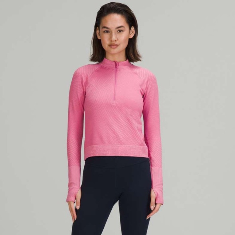Lululemon Rest Less Cropped Half-Zip Top